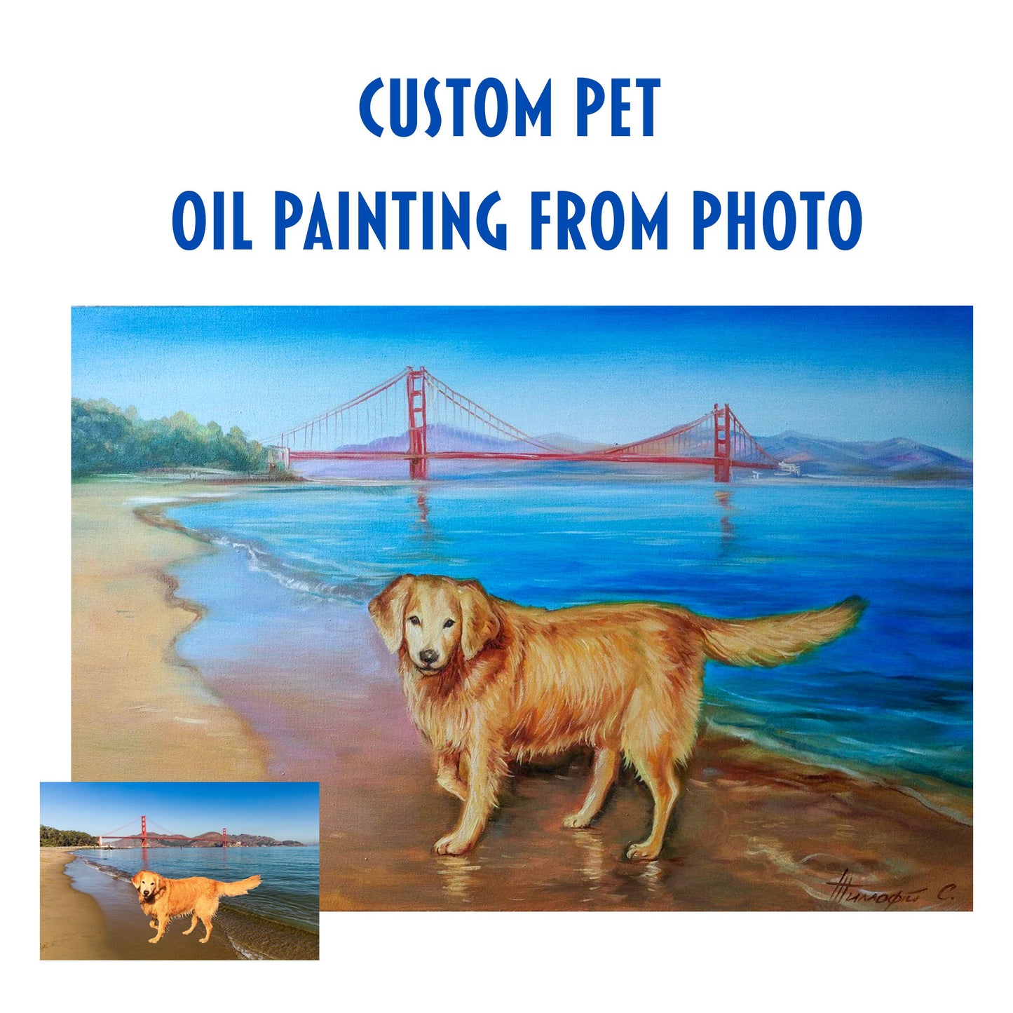 Custom Oil Painting from Photo Original Commission Painting on Canvas Custom Pet Painting Handmade Artwork Keira Knightley Painting