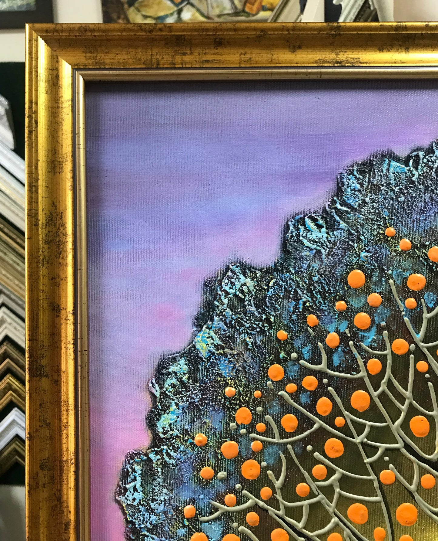 Gustav Klimt Tree of Life Painting on Canvas Gold Tree Painting Large Golden Tree Wall Art Klimt Gold Blue Art Family Tree Painting for Home