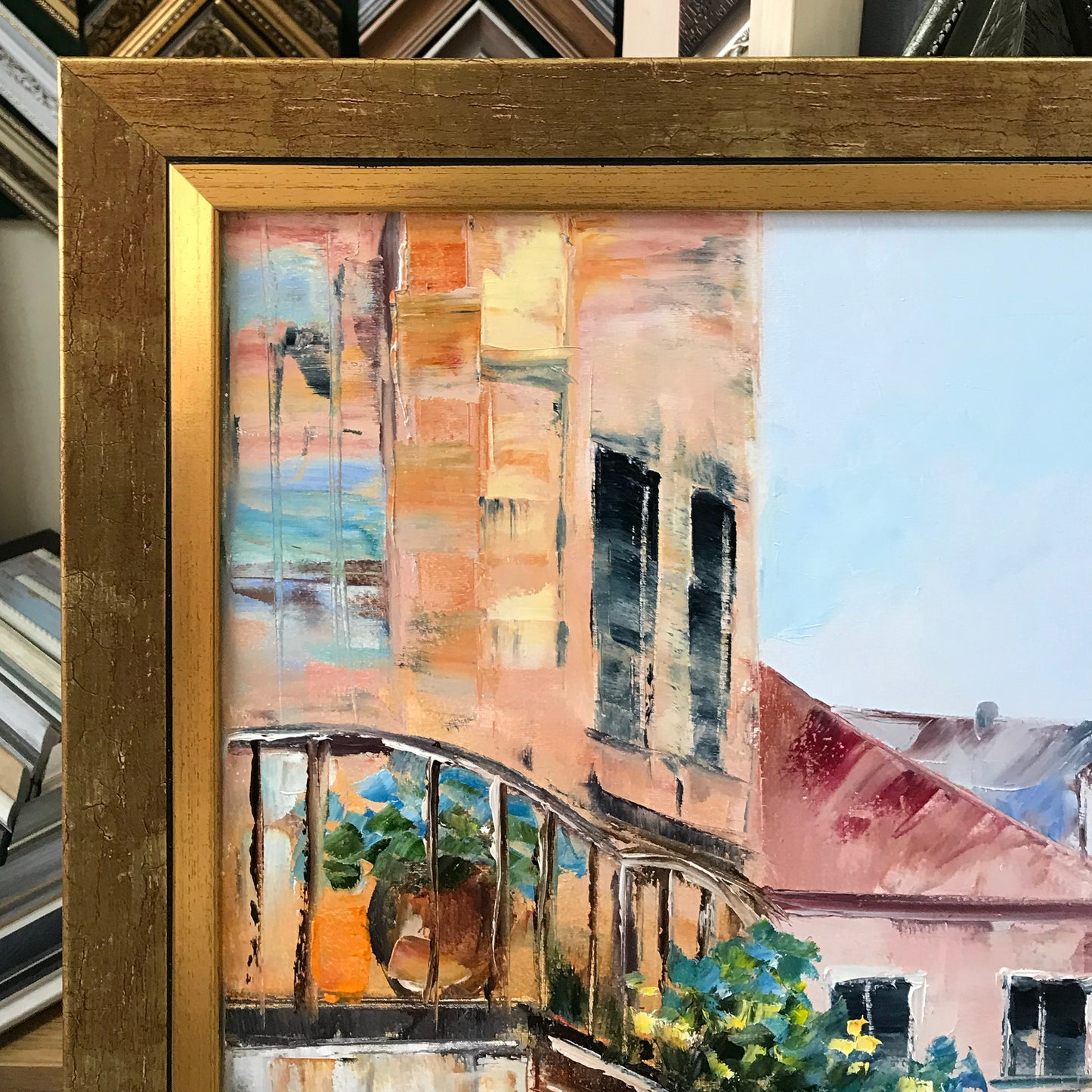 Venice Canal Oil Painting Original Italy Painting Venetian Art Venice Italy Artwork Venice Painting