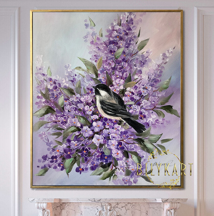 bird oil painting
