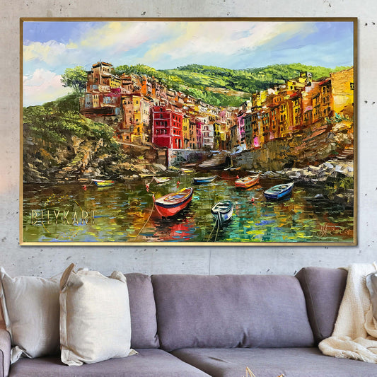 cinque terre italy painting