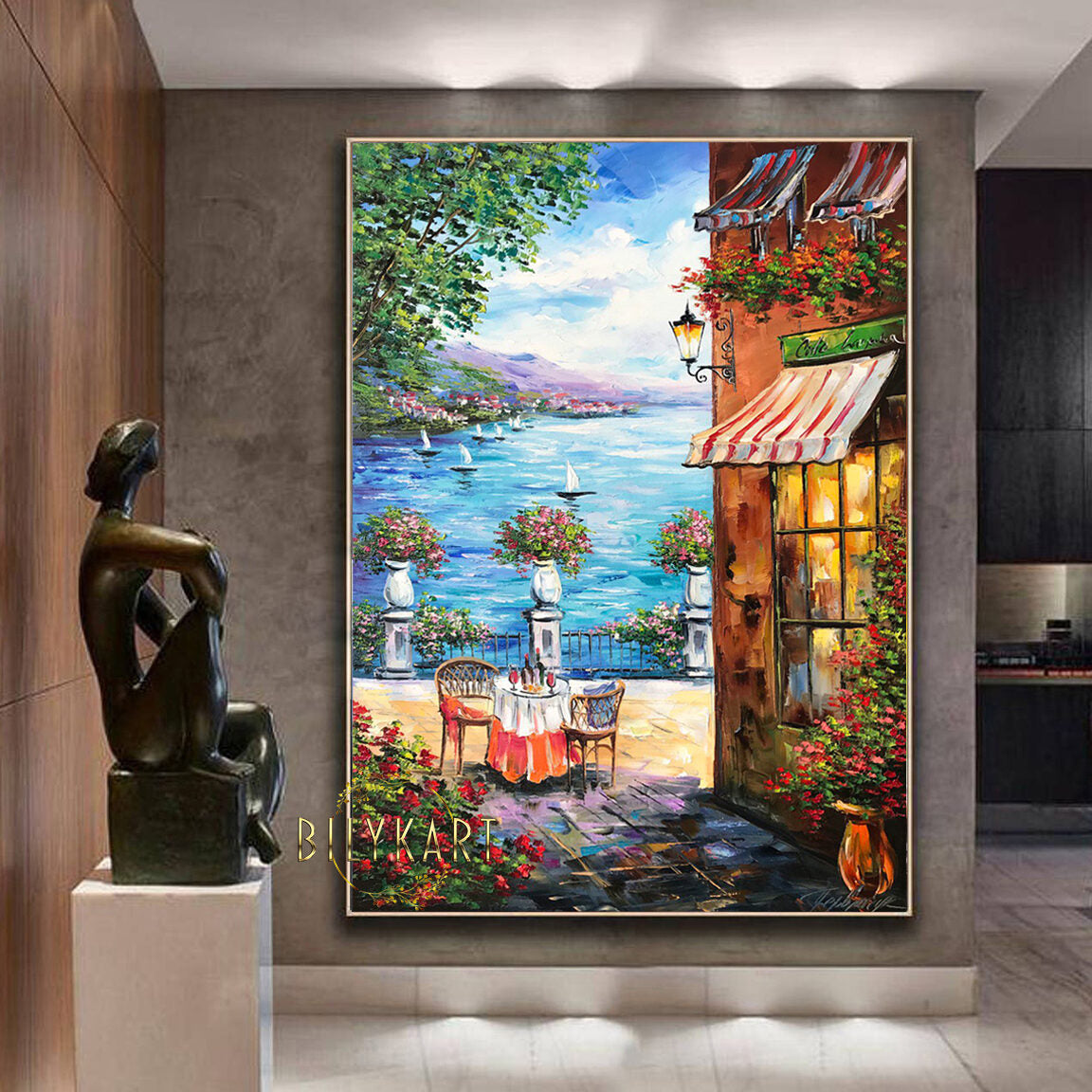 italian cafe painting