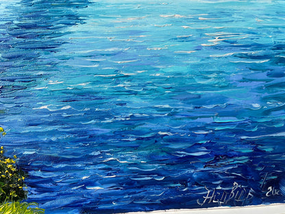 San Francisco Skyline Oil Painting | SF Bay Area Wall Art | Golden Gate Bridge Canvas Painting | Northern California Artwork
