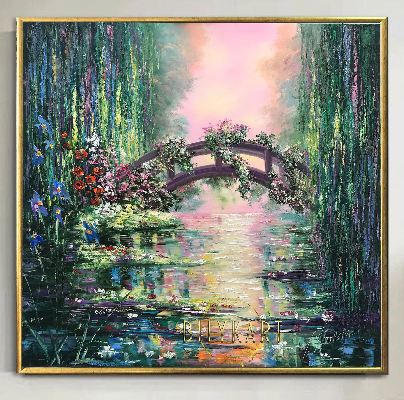Claude Monet Water Lilies Pond Oil Paintingby BilykArt Gallery