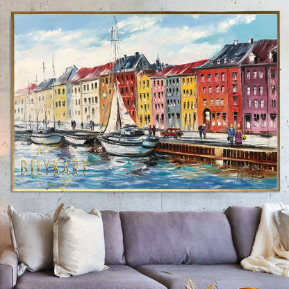 Copenhagen Denmark painting by BilykArt