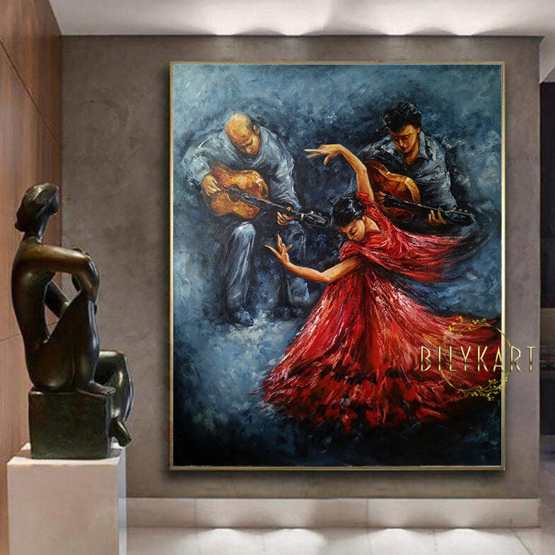 flamenco dancer painting